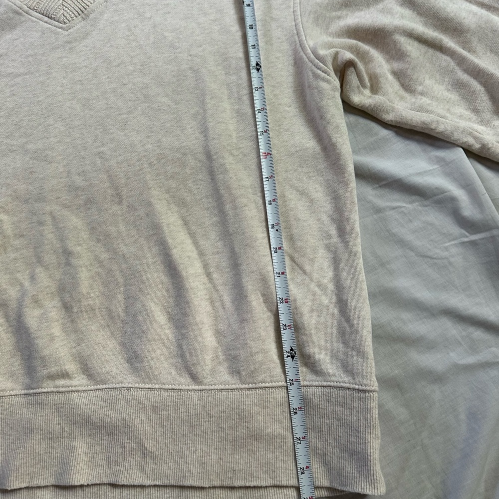 Aerie Soft Cream V-Neck Pullover - Picture 8 of 9